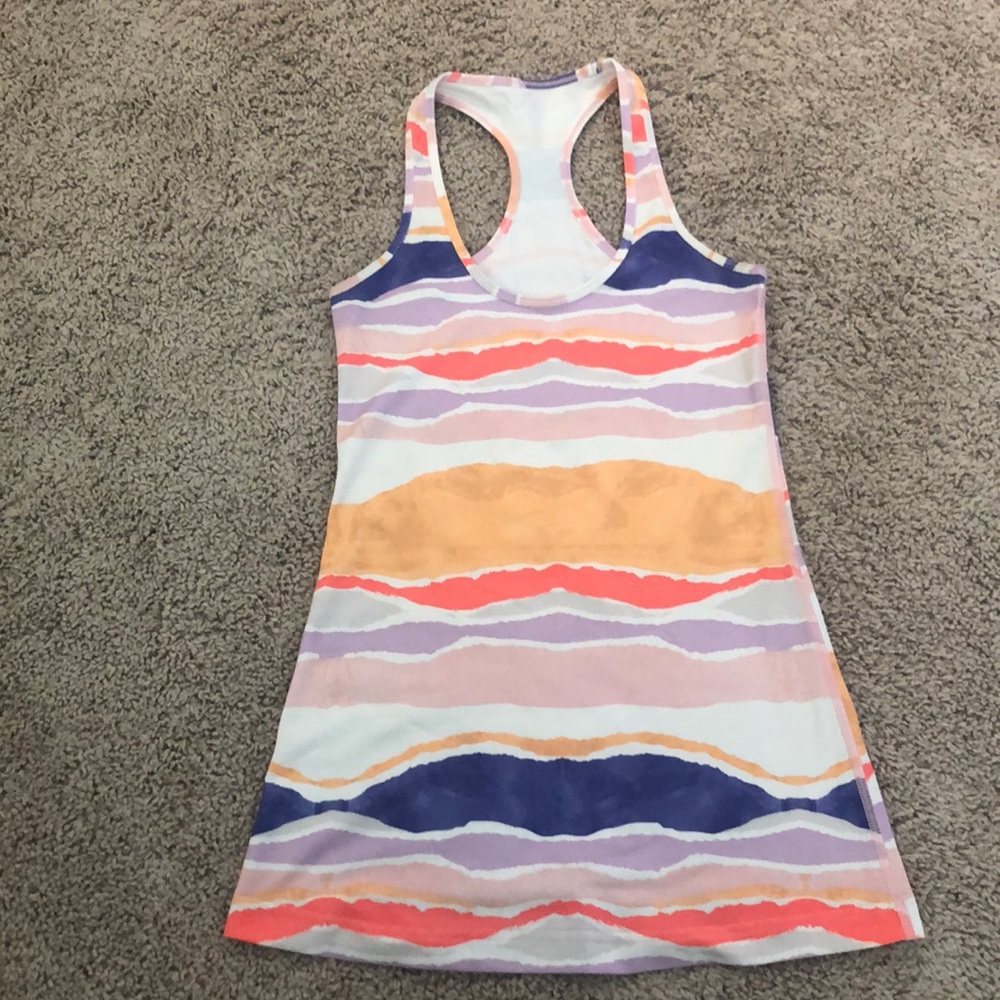 lulu lemon razor back yoga top